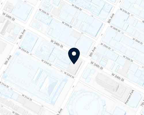 Map to attorney's office in Manhattan
